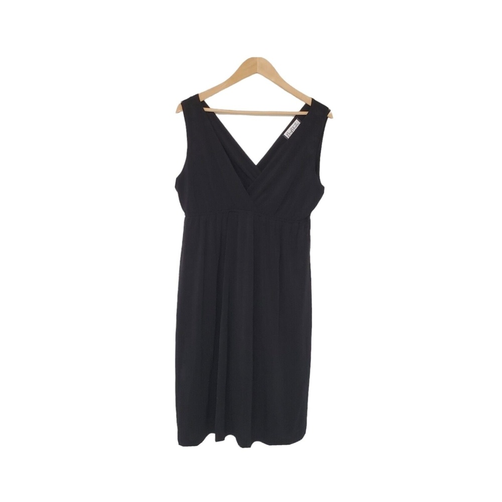 Mary McFadden Sz XL Women Classic Black All-Occasions Slip Dress